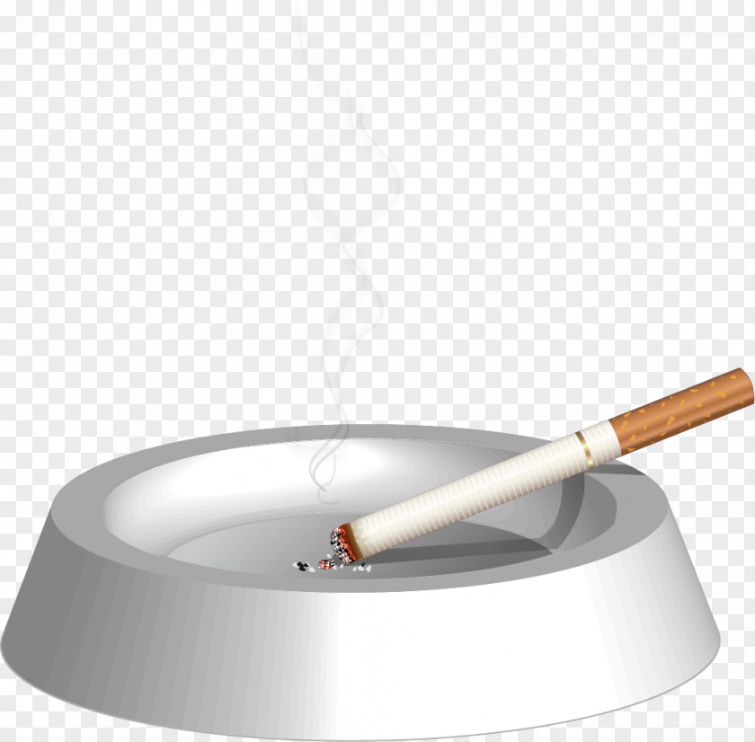 Cigarette Theme Vector Material, Stock Photography Ashtray PNG