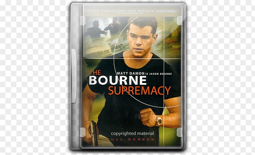 Dvd Matt Damon The Bourne Supremacy Jason Film Series PNG