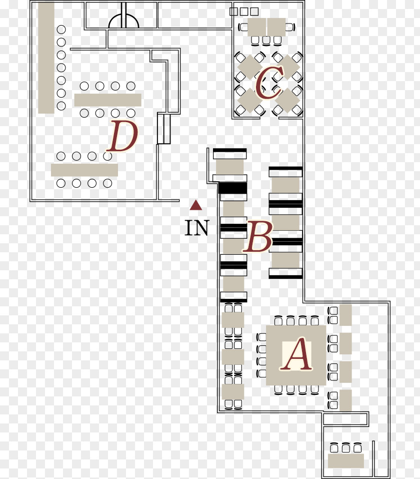 Hen House ローストチキンハウス 丸の内店 Table Dining Room Floor Plan PNG