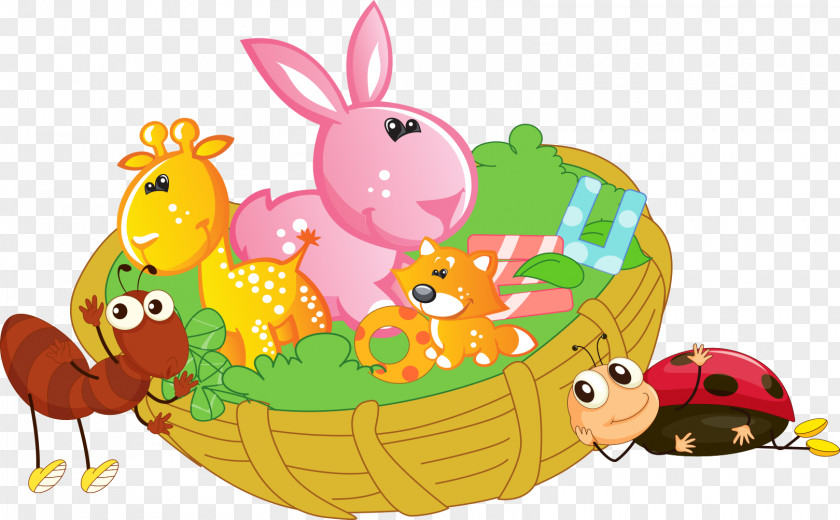 Play With Friends Cartoon Illustration PNG