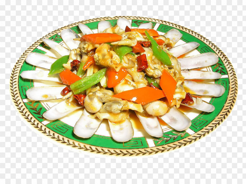 Spicy Burst Razor Clam Seafood Solenidae Vegetarian Cuisine PNG