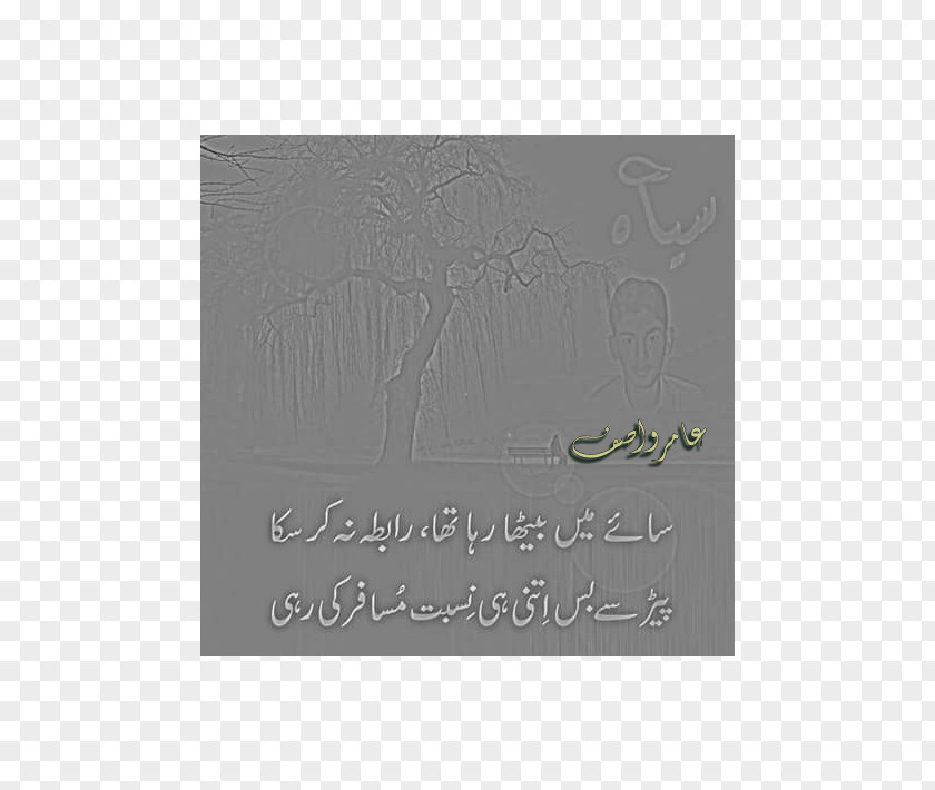 Urdu Poetry Calligraphy Line Brand Black M Font PNG