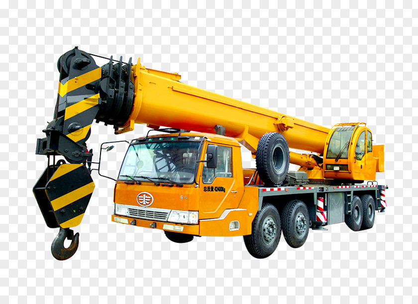 Boom Truck Crane Hydraulic Machinery Manipulator PNG