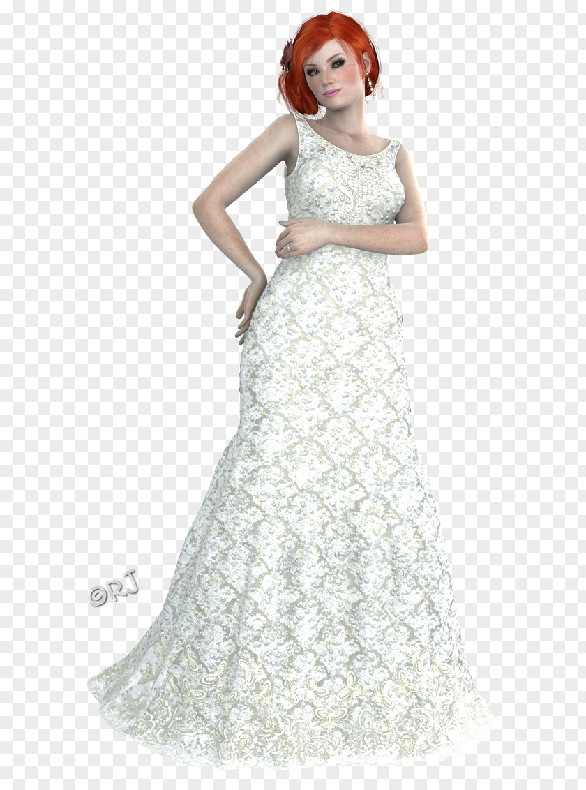 Dress Wedding Shoulder Cocktail Party PNG