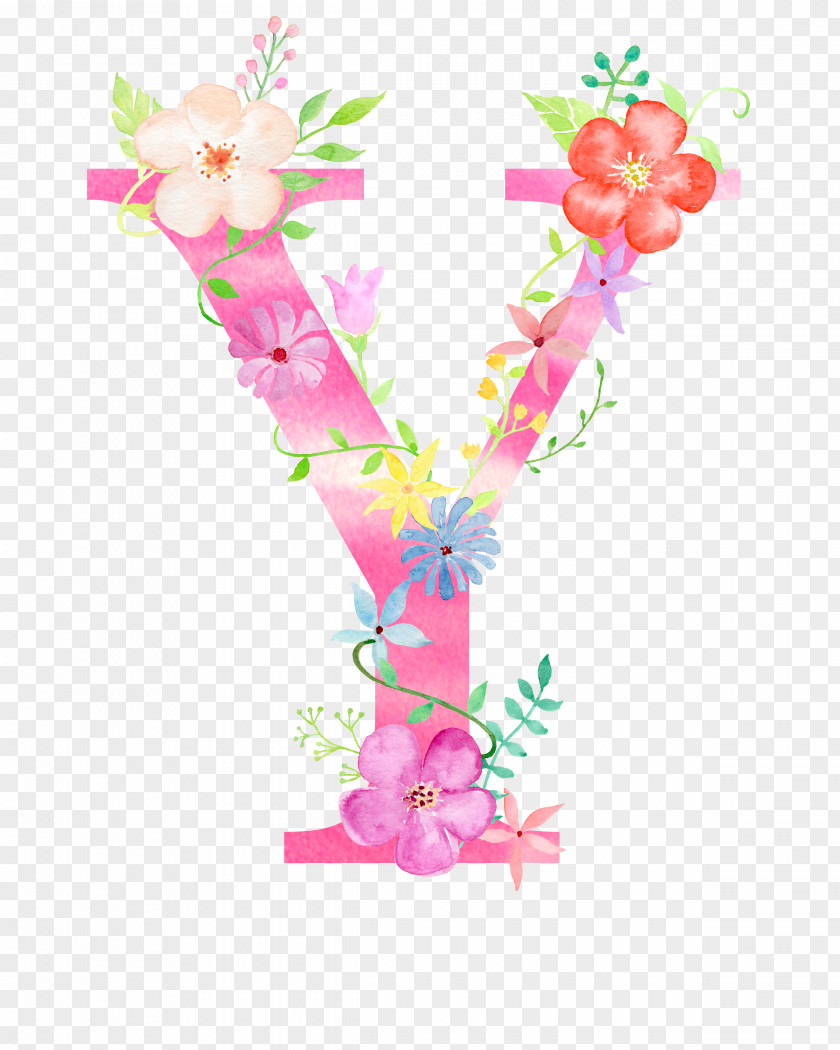 Flowers Letter Y Flower PNG