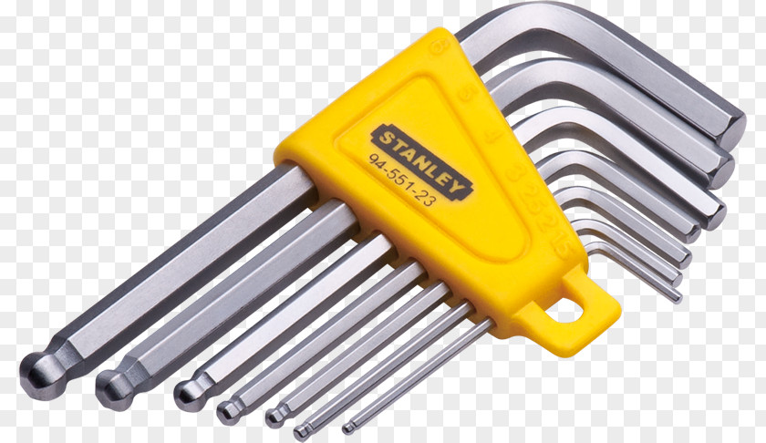 Hex Key Spanners Stanley Hand Tools Torx PNG