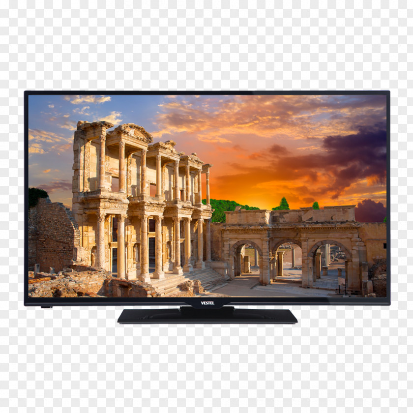 LED-backlit LCD Vestel High-definition Television 1080p PNG