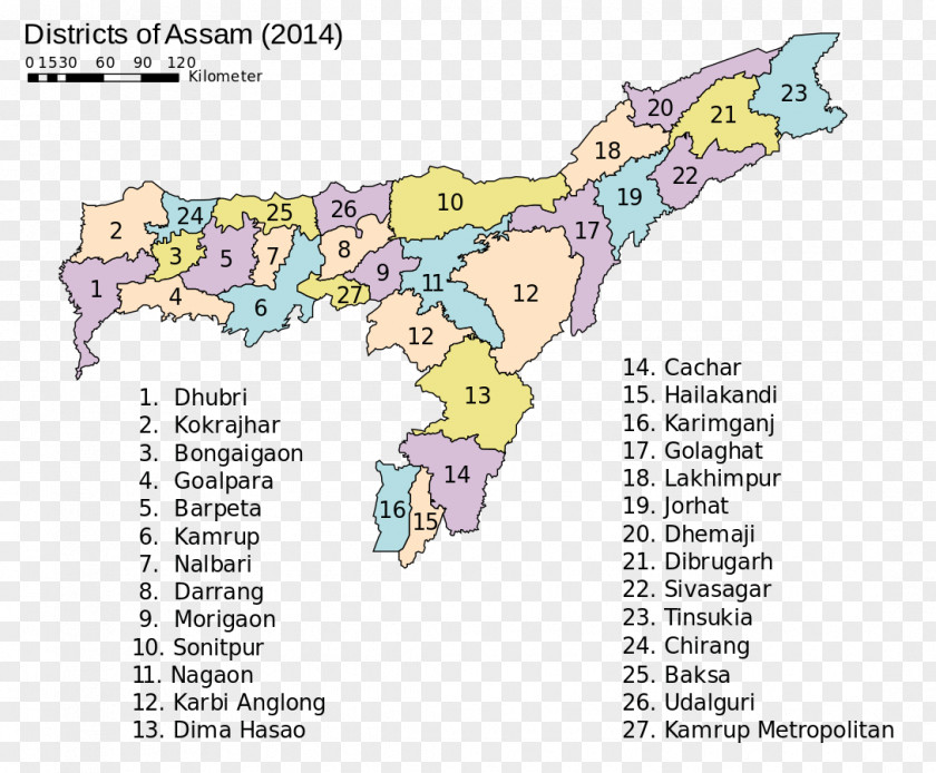 Map Baksa District Silchar Jorhat Sonitpur Sibsagar PNG