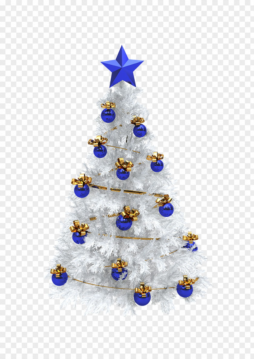 Christmas Tree Gift Ornament White PNG