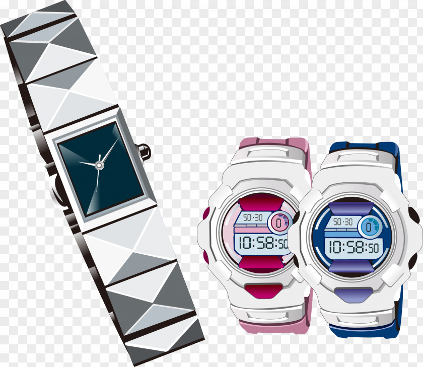 Vector Material Watch Electronic Clothing Accessories Illustration PNG