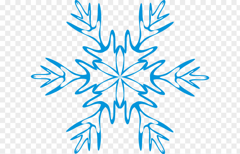 Blue Snowflake Dream Snow PNG