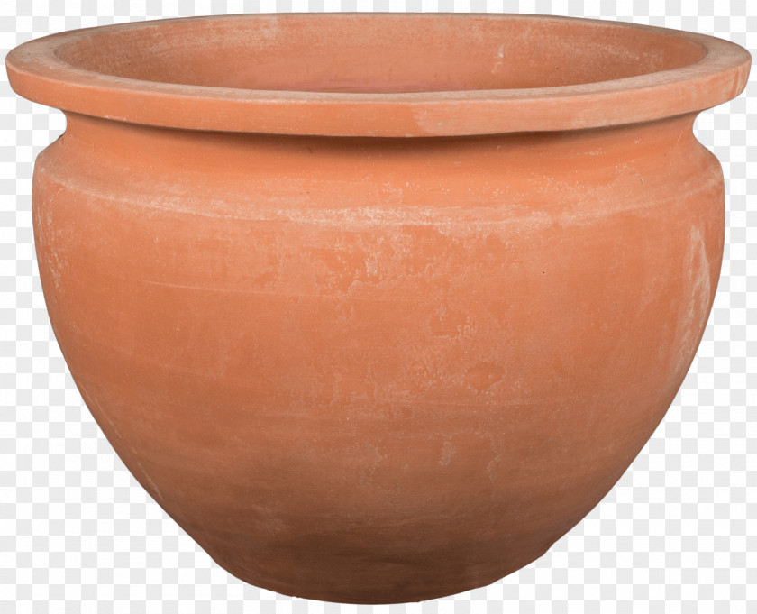 Tuscan Ceramic Pottery Flowerpot Artifact Bowl PNG