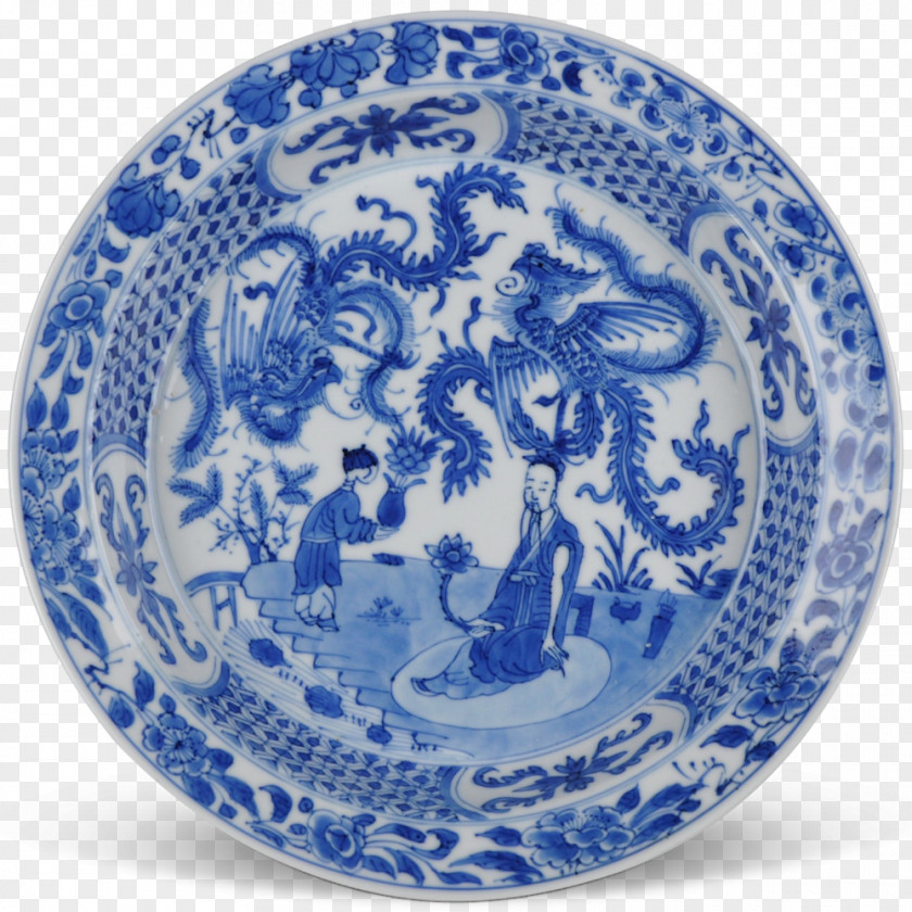 Blue White Plates George Washington's Mount Vernon And Pottery Ceramic Valley Forge Porcelain PNG