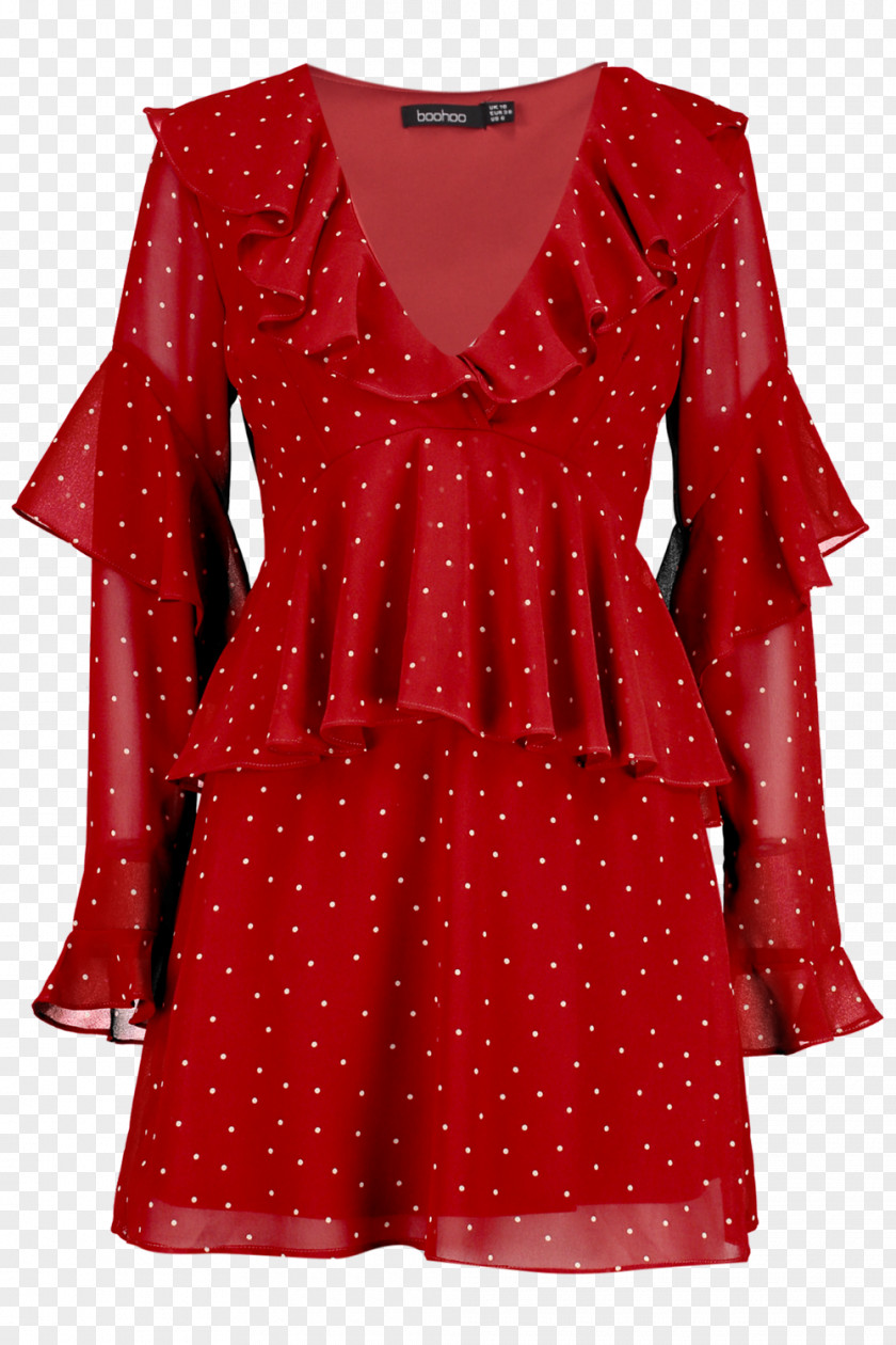 Outfits With Polka Dot Pants Dress Sleeve Shoulder PNG
