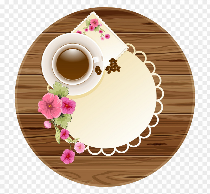 Coffee Cup Coasters Tea Table Porcelain PNG