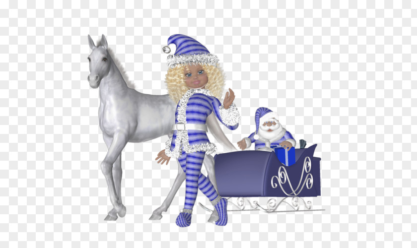 Liana Blue Horse Image Christmas Day GIF PNG