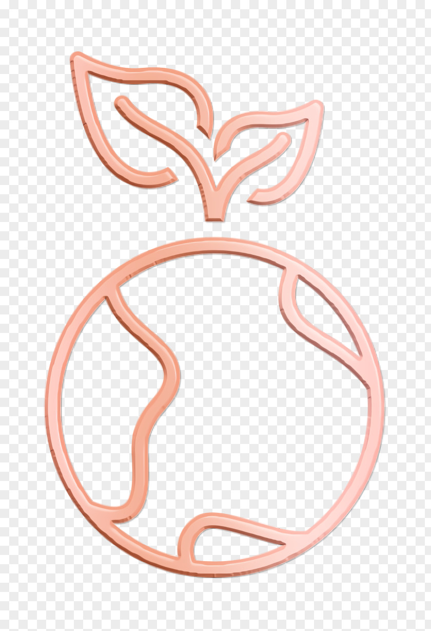 Plant Peach Green Icon Ecology Earth PNG