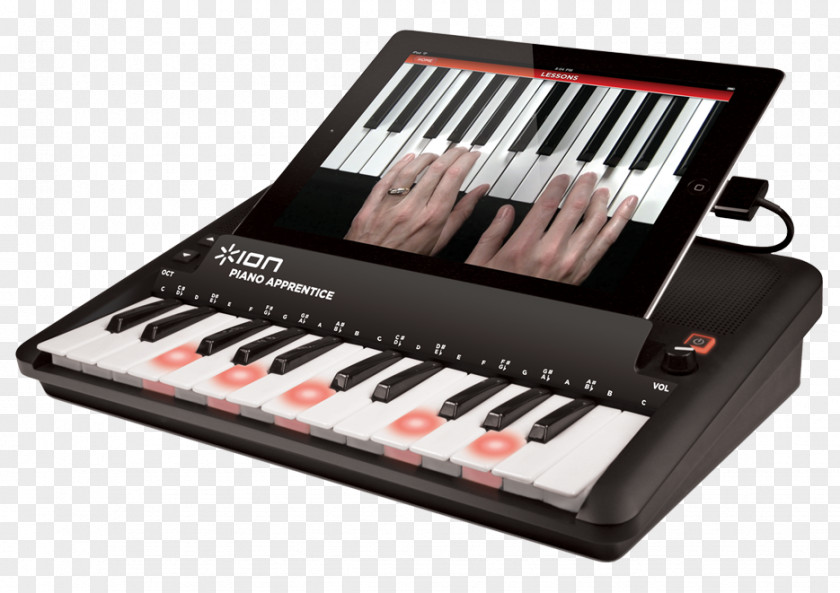 Retro Electro Computer Keyboard MIDI GarageBand Musical PNG