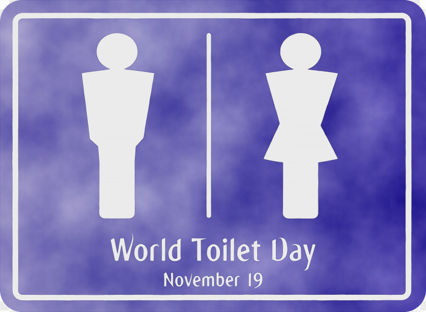 Sign Public Toilet Gender Symbol PNG