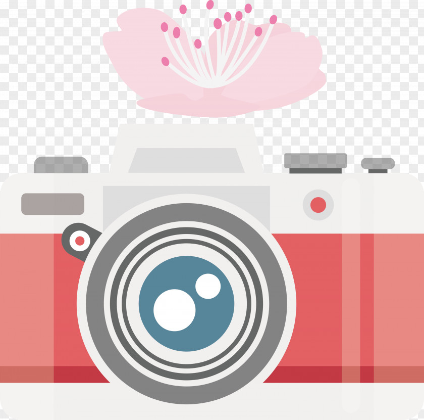 Camera Flower PNG