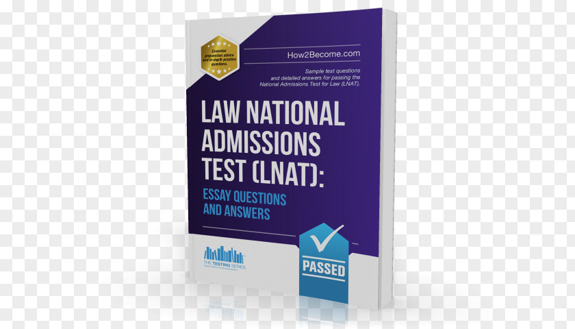 Creative Cover Book Law National Admissions Test (LNAT): Mock Tests Brand Essay Font For PNG
