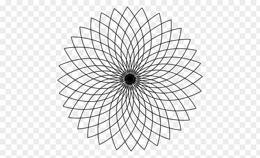 Geomentry Sacred Geometry Circle Spirograph PNG