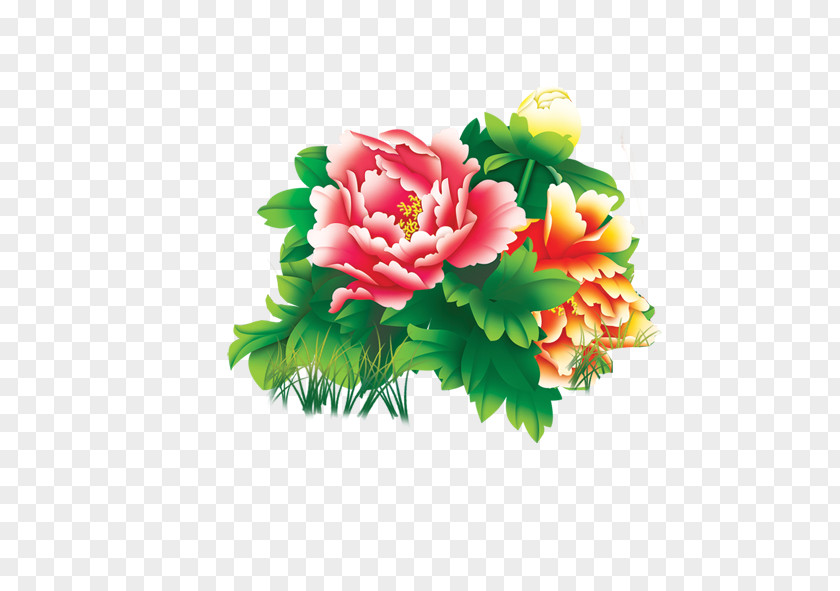 Hand-painted Peony Download Flower Stock.xchng PNG