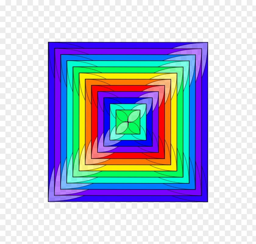 Rainbow Effect Clip Art PNG