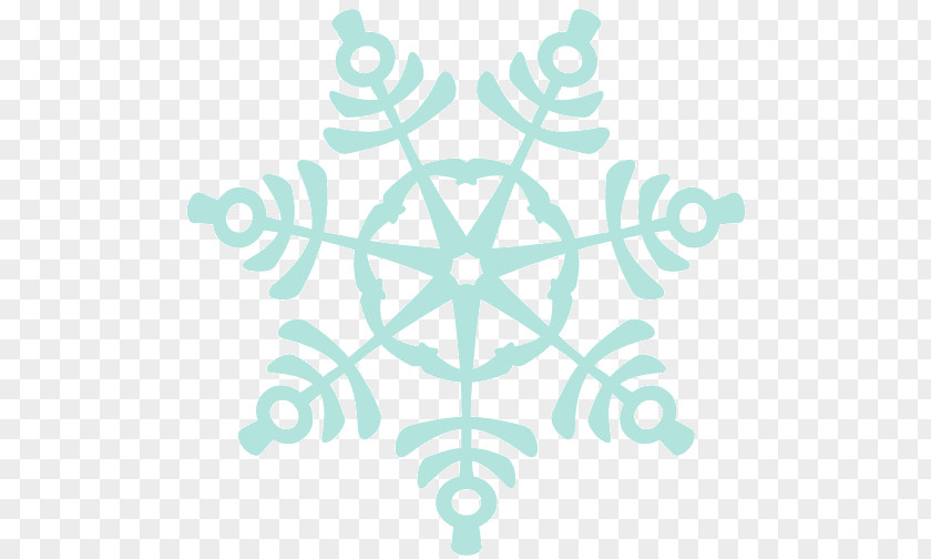 Snowflake Green Bagger Pattern PNG