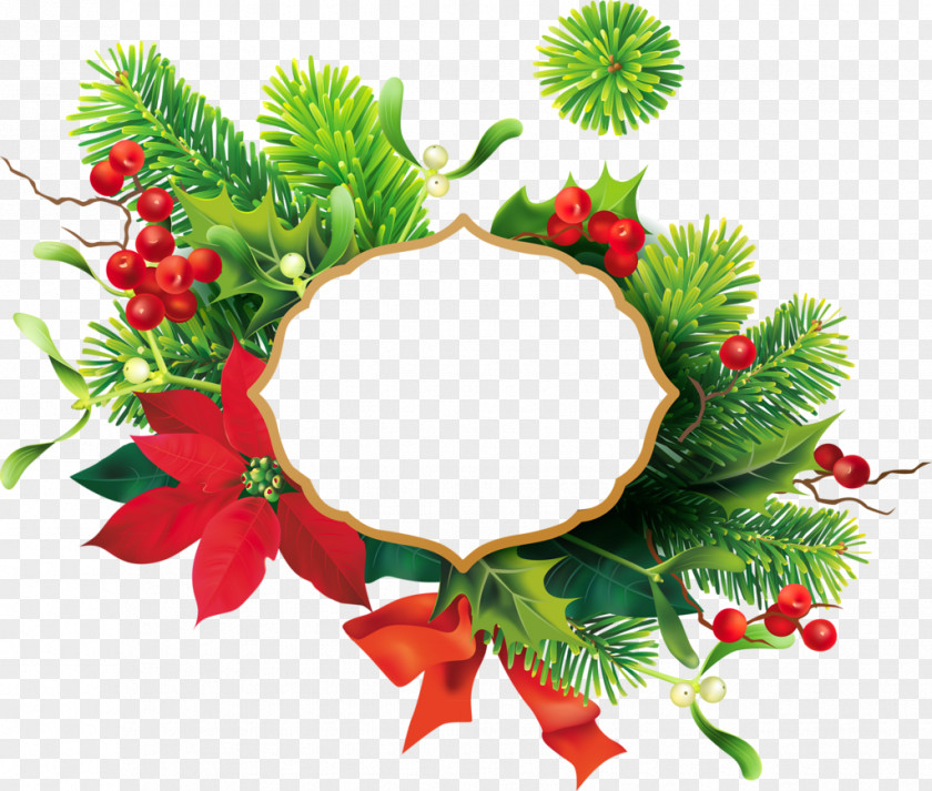 Christmas Frame Material Decoration Clip Art PNG