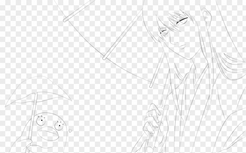 Kotaro Katsura Line Art Drawing Eye Color Sketch PNG