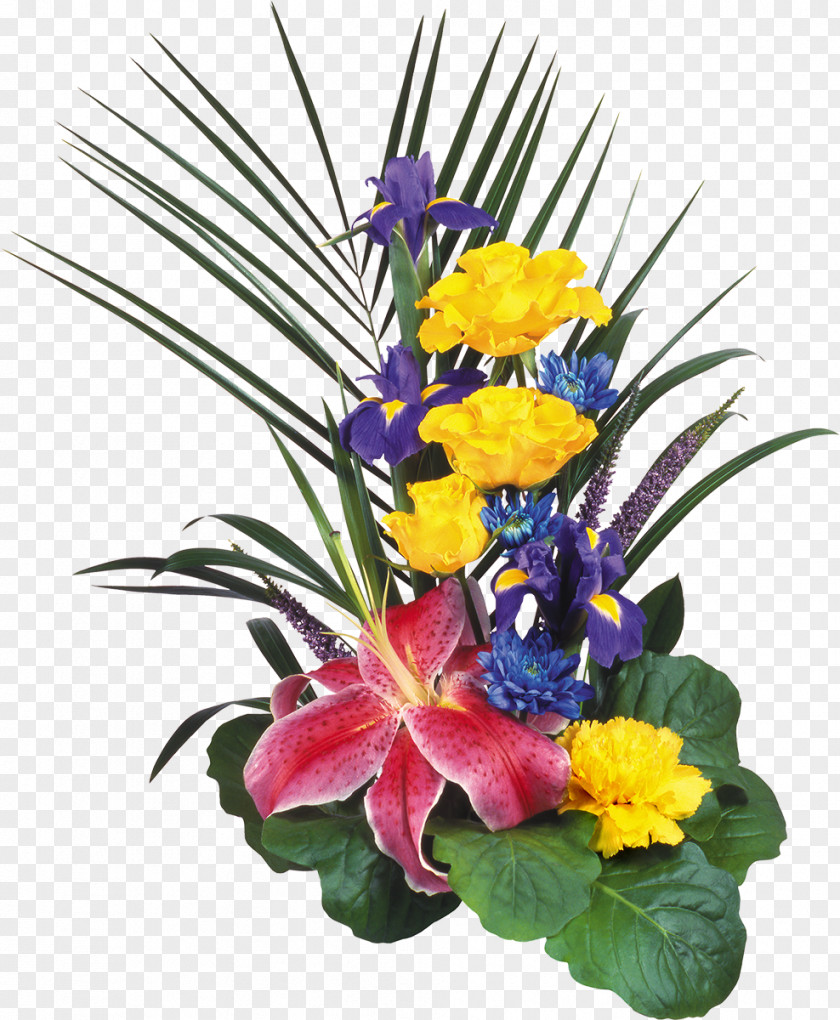 Lilies Flower Bouquet PNG