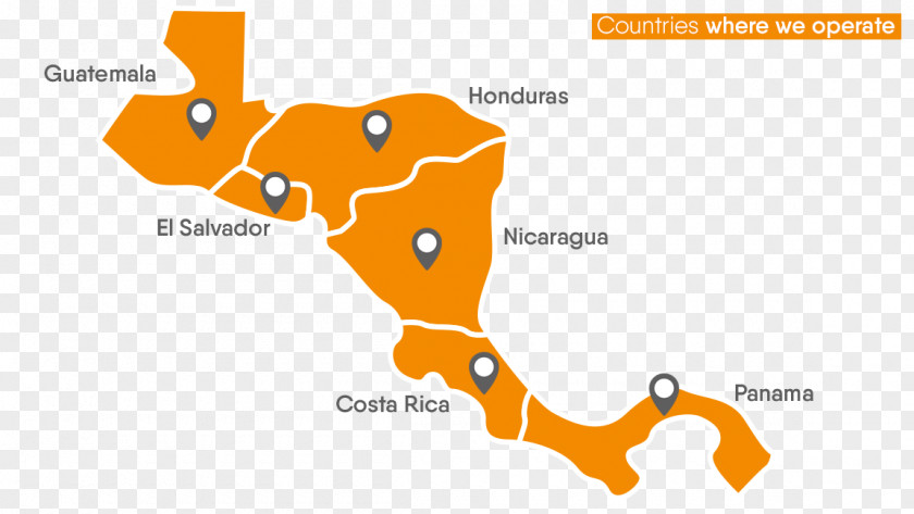 Map Caribbean Topographic Central American Spanish El Salvador PNG