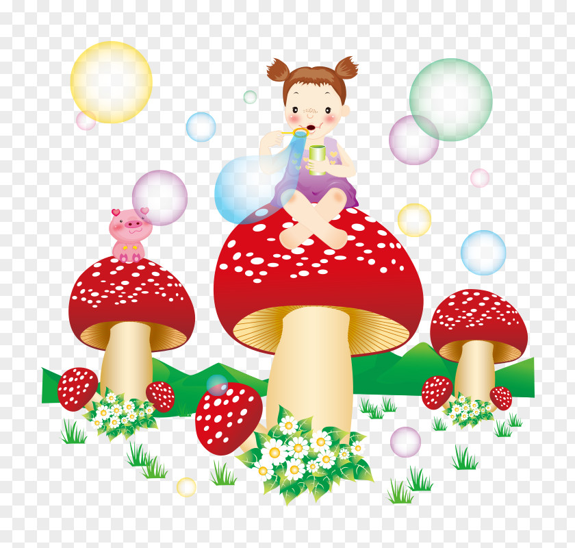 Mushroom,fungus Mushroom Child Illustration PNG