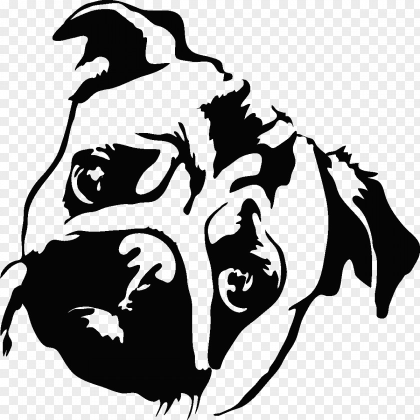 The Dog Decal Pug Sticker Car Clip Art PNG