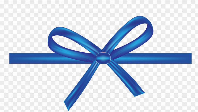 Vector Blue Ribbon Picture Shoelace Knot Bow Tie PNG