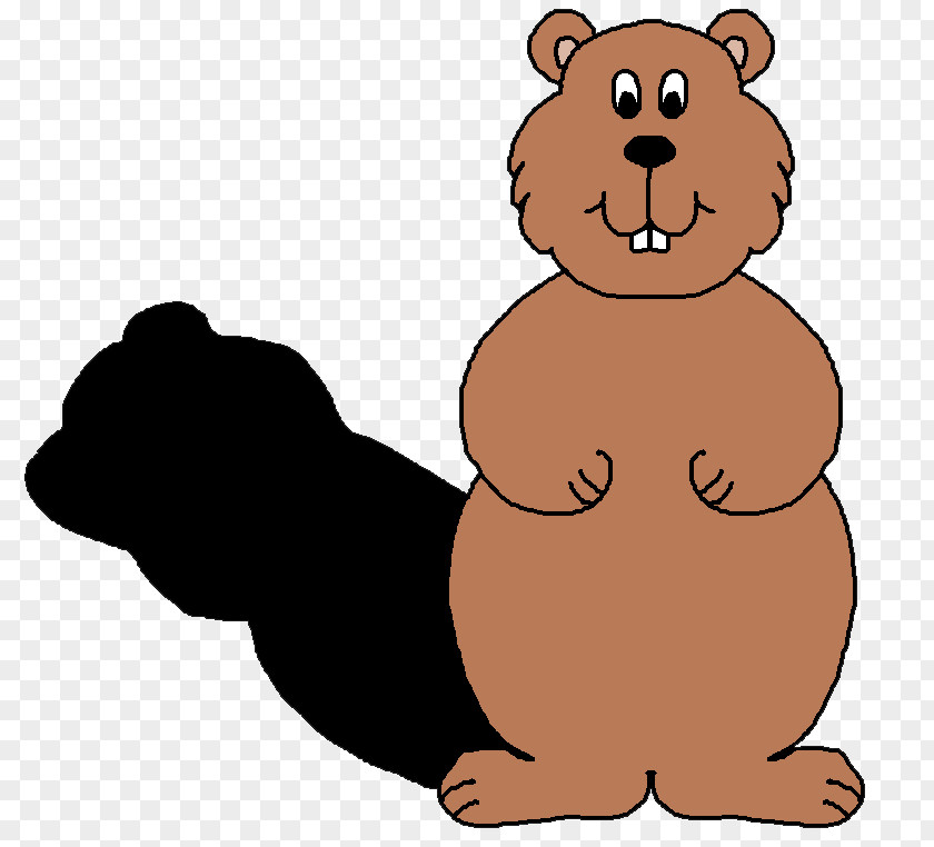 Bear Shadow Cliparts The Groundhog Day Clip Art PNG