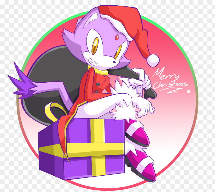 Blaze Christmas The Cat Sonic Hedgehog Silent Night PNG