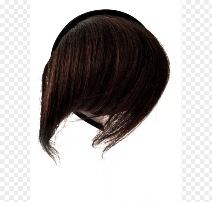 Hair Black Alice Band Bangs Headband Wig PNG
