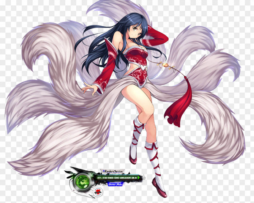 League Of Legends Nine-tailed Fox Gumiho Ahri Huli Jing PNG