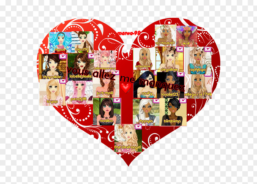 Valentine's Day Christmas Ornament Vinegar Valentines Collage PNG
