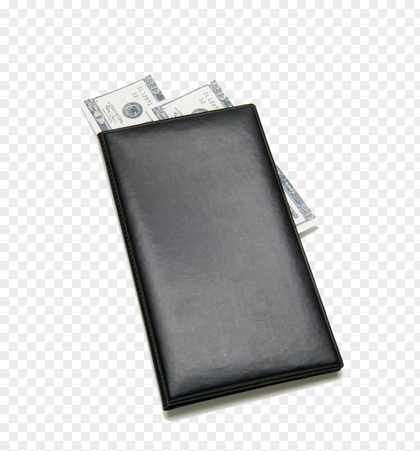 Black Wallet And Cash Money Business PNG