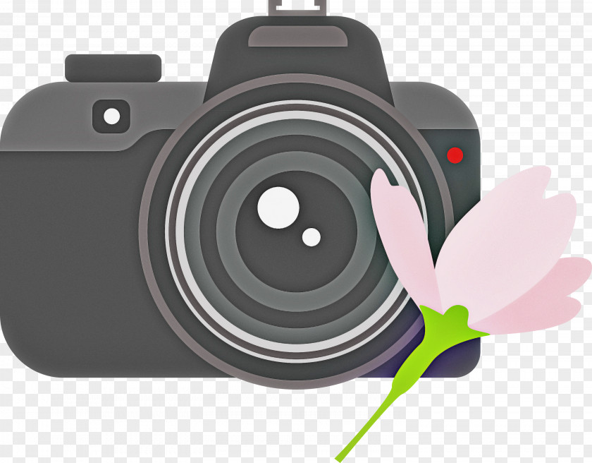 Camera Flower PNG