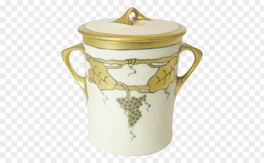 Milk Lid Mug Cream Porcelain PNG