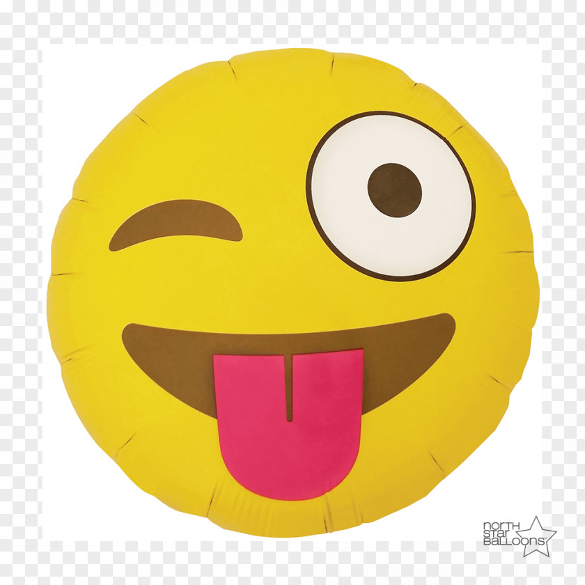 Blushing Emoji Face With Tears Of Joy Emoticon Mylar Balloon Smiley PNG
