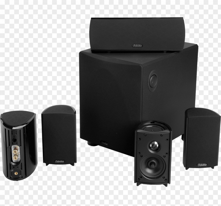 Definitive Technology ProCinema 600 System 800 Home Theater Systems 5.1 Surround Sound Loudspeaker PNG