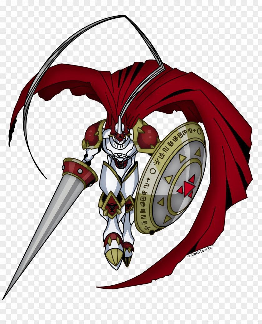 Digimon Guilmon Omnimon World 4 Royal Knights PNG