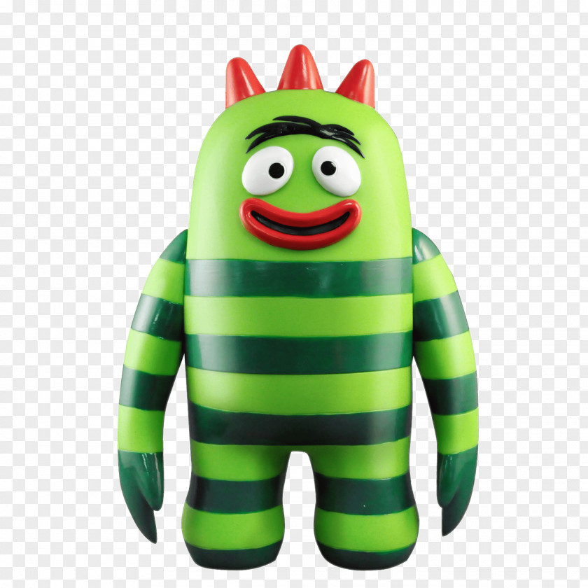 Meng Cartoon Figure Yo Gabba Gabba! Plush Party In My Tummy Action & Toy Figures PNG
