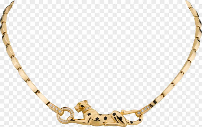 Necklace Gold Jewellery Chain Cartier PNG