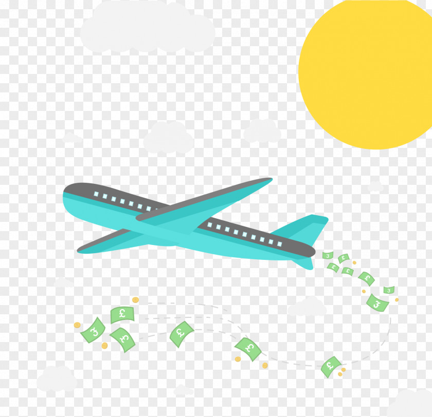 Summer Holidays Airplane Airline Clip Art PNG